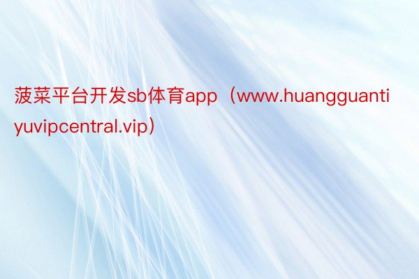 菠菜平台开发sb体育app(www.huangguantiyuvipcentral.vip)